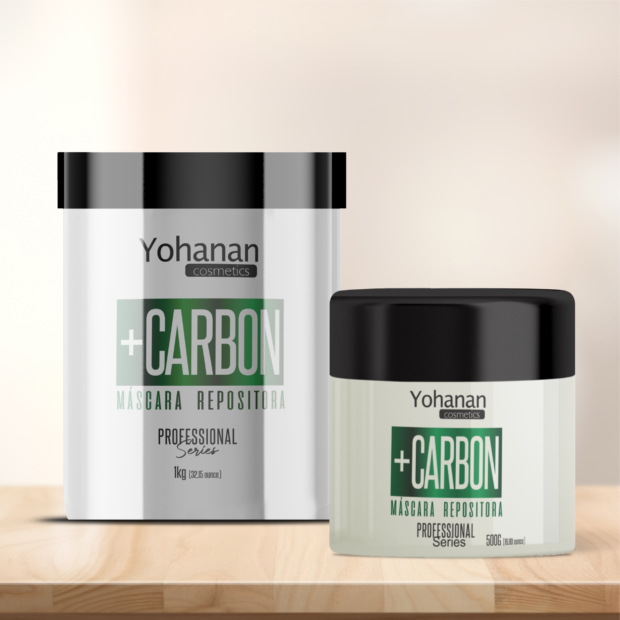 +Carbon – Máscara Repositora 500g | 1kg - Yohanan Cosmetics